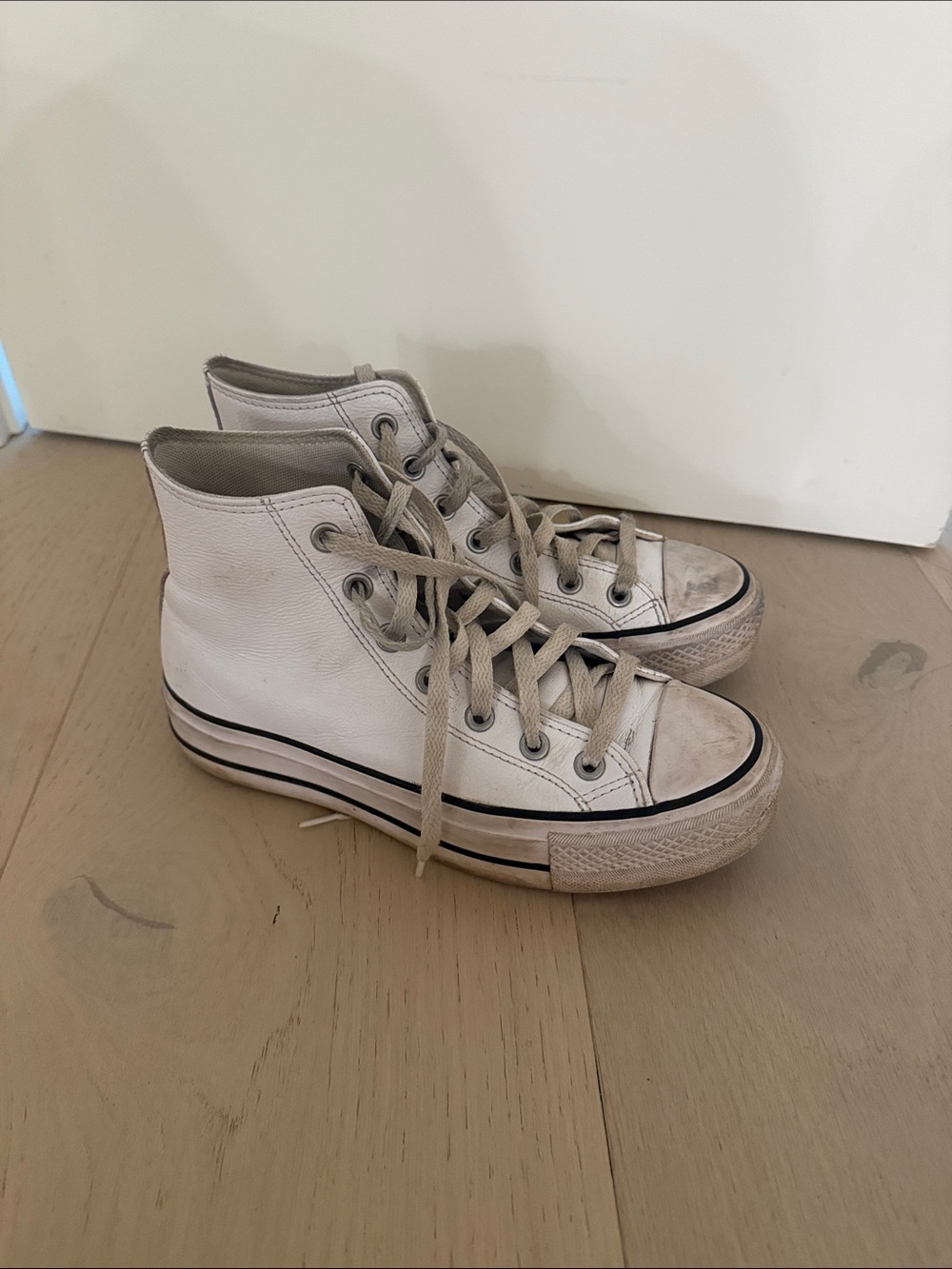 leather plant from converse high top